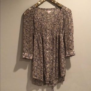 floral tunic